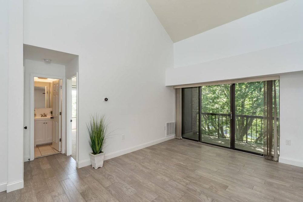 Freshly painted interior room with clean cut lines