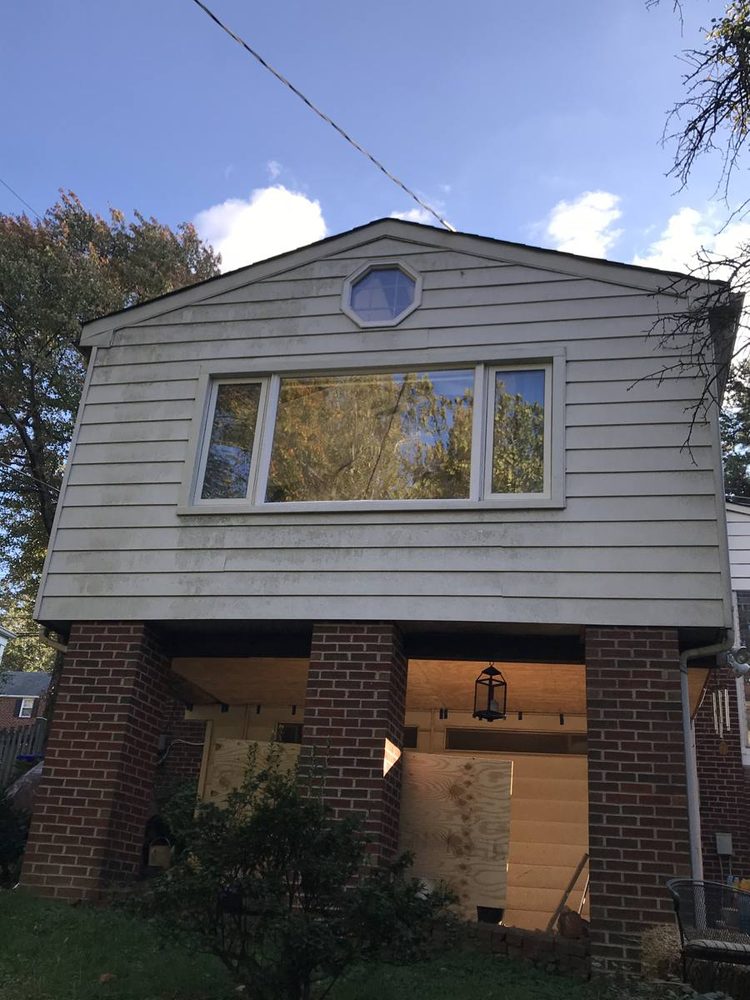 Residential window repaired and sealed